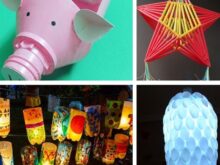 4+ Cách làm đèn trung thu đơn giản cho bé độc đáo dễ làm