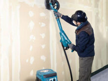 Cách mài tường để sơn chuẩn nhẵn mịn, lớp sơn bền đẹp