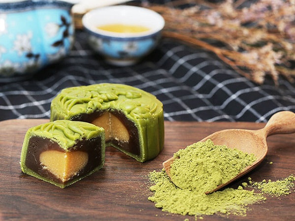 Bánh trung thu matcha ít đường
