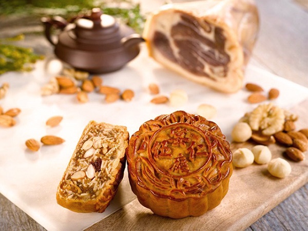 Bánh trung thu không đường nhân hạt dẻ