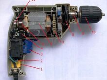 Sơ đồ và cách đấu công tắc máy khoan đơn giản và chi tiết