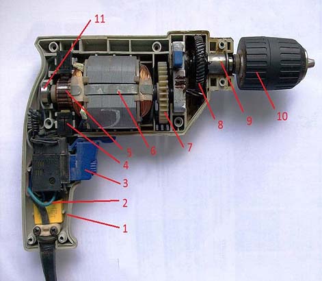 Sơ đồ và cách đấu công tắc máy khoan đơn giản và chi tiết