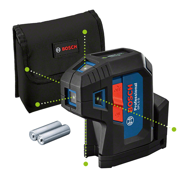 Máy laser 5 tia xanh Bosch GPL 5G