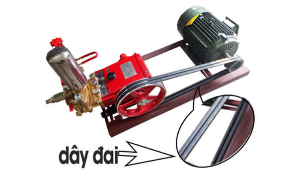 máy rửa xe dây đai