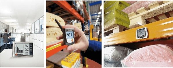 Máy đo độ ẩm không khí dùng trong nông nghiệp, bảo quản hàng hóa