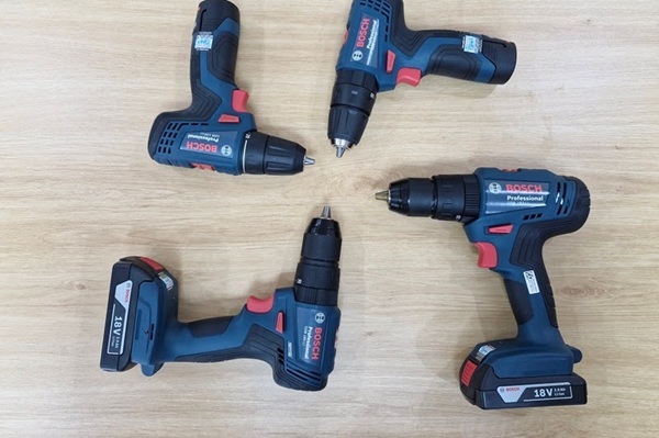 Máy khoan pin Bosch phổ biến tại Việt Nam