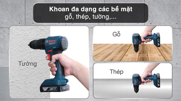 Chọn máy khoan pin theo từng mục đích sử dụng