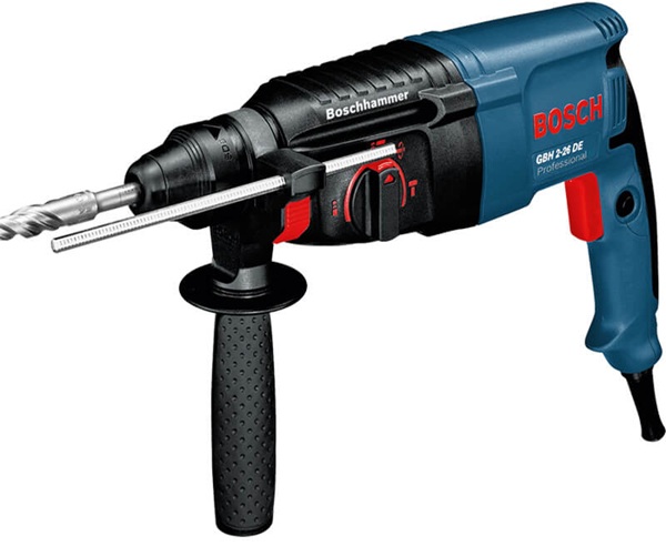 Bosch GBH 2-26 DE có thiết kế chắc chắn