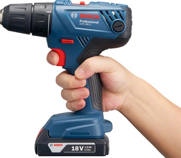 Máy khoan pin Bosch GSR 180-Li cầm tay nhỏ nhẹ