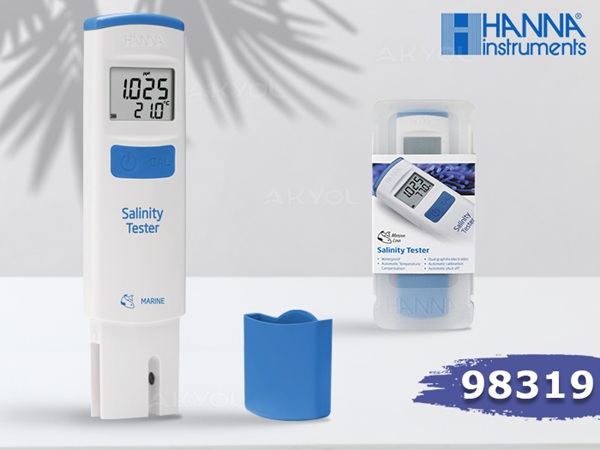 Máy đo độ mặn Hanna HI98319 thích hợp cho nhiều ứng dụng kiểm tra tốt