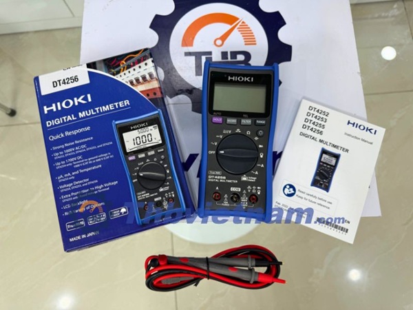 Bộ sản phẩm đồng hồ vạn năng Hioki DT4256