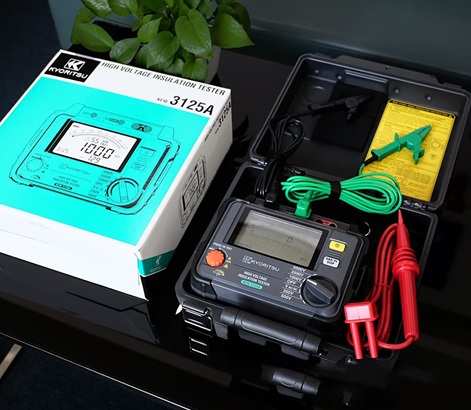 Máy đo điện trở cách điện Kyoritsu 3125A giá tốt, đo chính xác