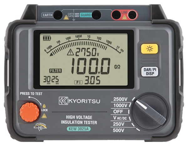 Máy đo điện trở cách điện Kyoritsu 3025A đo đa năng, chính xác