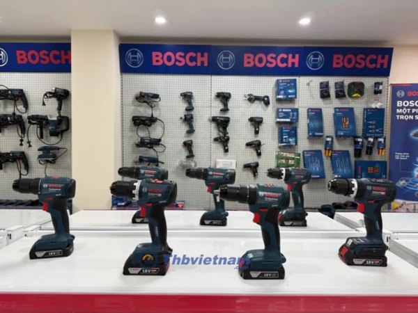 Các sản phẩm máy khoan pin Bosch.