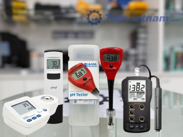 Máy kiểm tra nước Hanna có thiết kế thông minh, nhiều tính năng hiện đại.